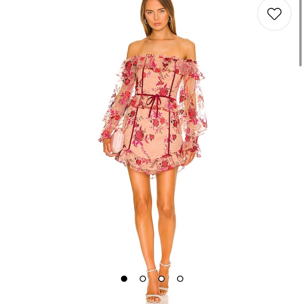 Majorelle Fae Mini Dress in Scarlett Vineyard